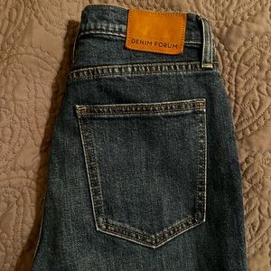 Worn once! Aritzia Denim Forum high rise straight jeans